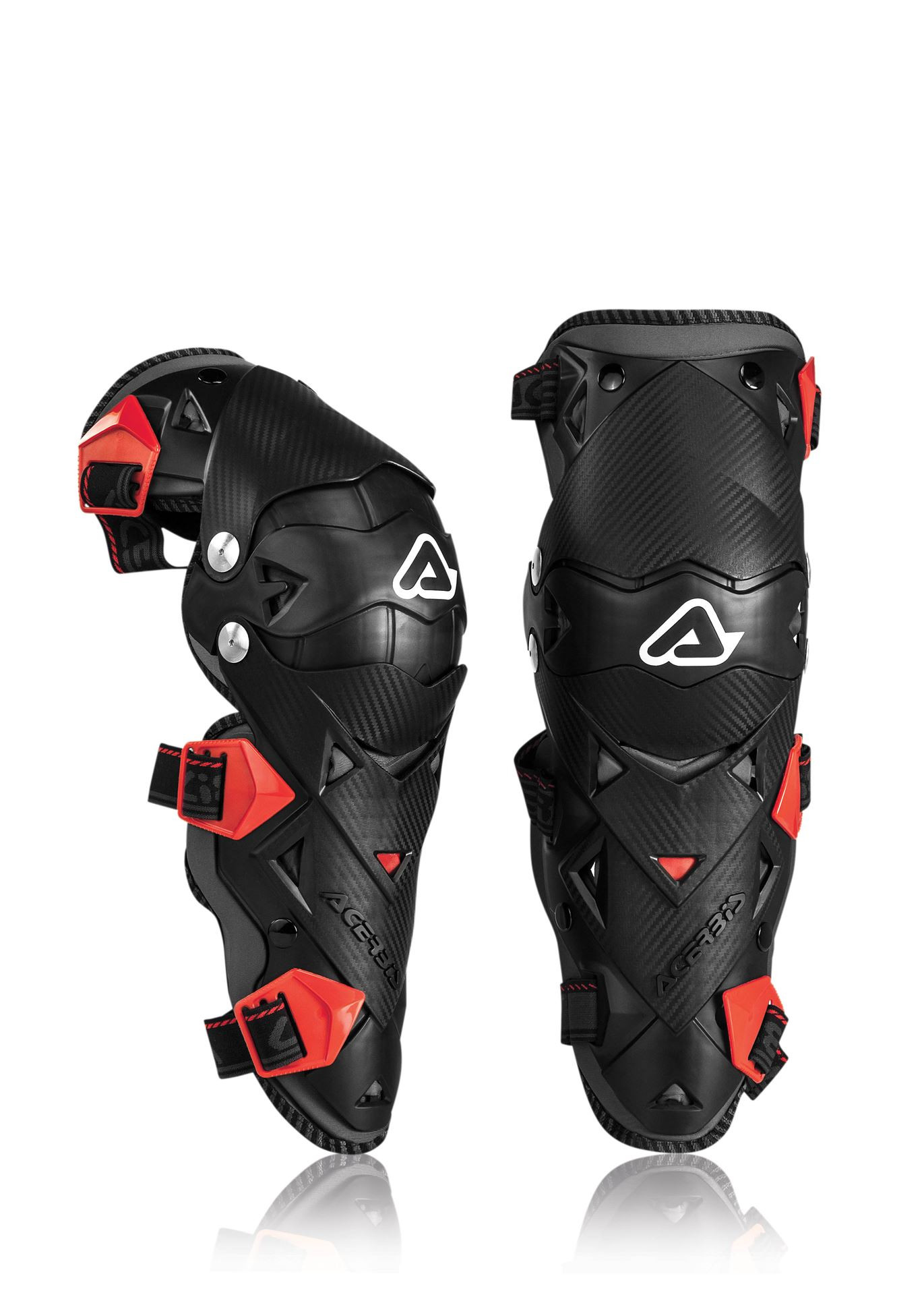 ACERBIS НАКОЛІННИКИ захист колін (наколінники) EVO 3.0 колір чорний / червоний