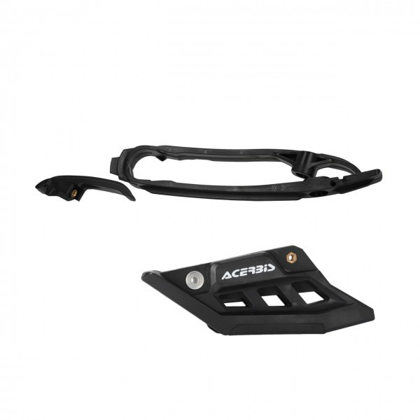 ACERBIS НАПРАВЛЯЮЧА ЛАНЦЮГА + КОВЗАННЯ KTM SX / SX-F '23-'25, EXC / EXC-F '24-'25, HUSQVARNA TC / FC '23-'25, TE / FE '24, GAS GAS MC / MC-F / EC / EC-F '24-'25 колір чорний