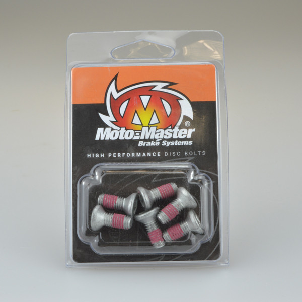 MOTO-MASTER БОЛТИ КРЕПЛЕННЯ ЗАДНІХ / ПЕРЕДНІХ ГАЛЬМІВНИХ ДИСКІВ M6 x 12 (6 ШТ.) FANTIC / HUSQVARNA/ KAWASAKI / SUZUKI / SWM / YAMAHA (ДИВ. ОПИС ТОВАРУ)