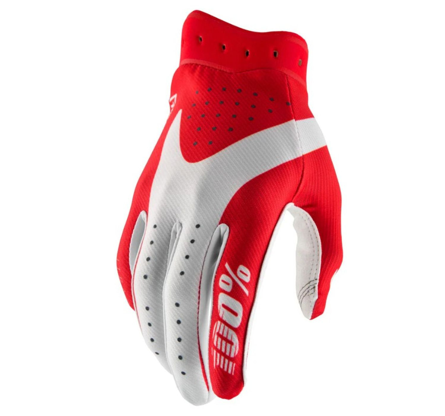 100 PROCENT RĘKAWICE CROSS/ENDURO ITRACK YOUTH RED KOLOR CZERWONY ROZMIAR L