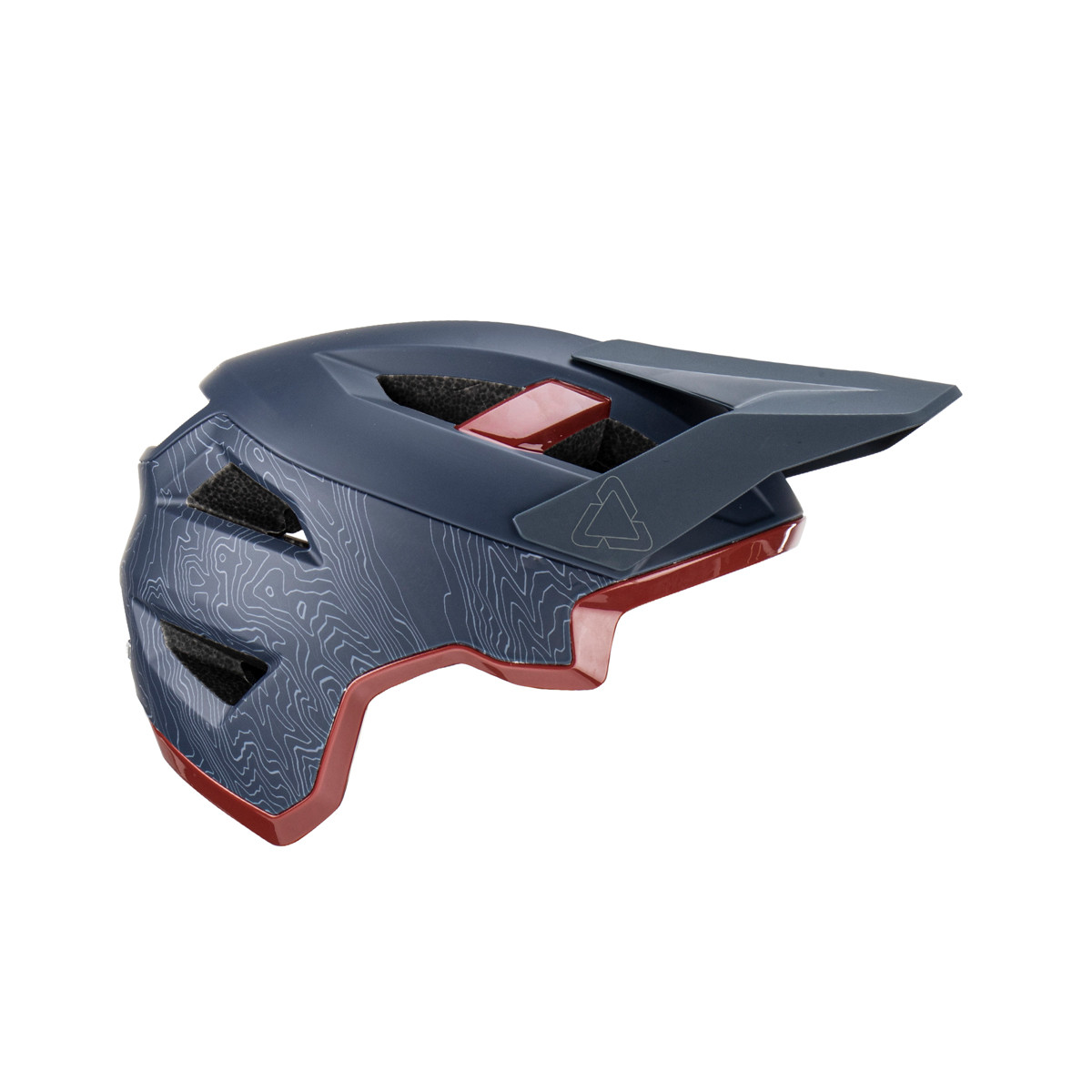 LEATT ВЕЛОСИПЕДНИЙ ШОЛОМ ALLMTN 3.0 V23 MTB SHADOW колір ТЕМНО-СИНІЙ/БОРДОВИЙ РОЗМІР L (59-63 см)