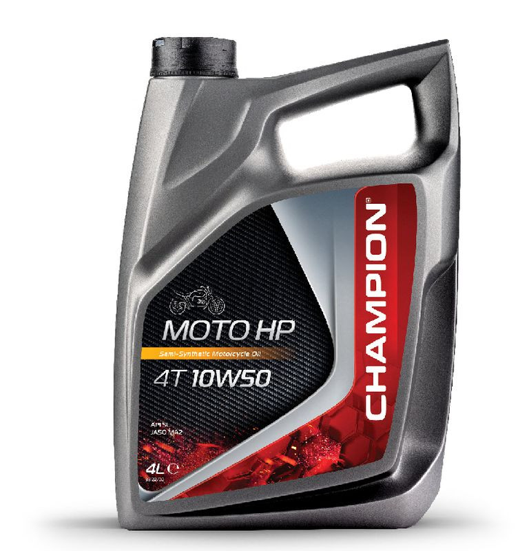 CHAMPION MOTO HP 4T 10W50 4L MA2 НАПІВСИНЕТИЧНА МОТОРНА ОЛИВА (AKC)