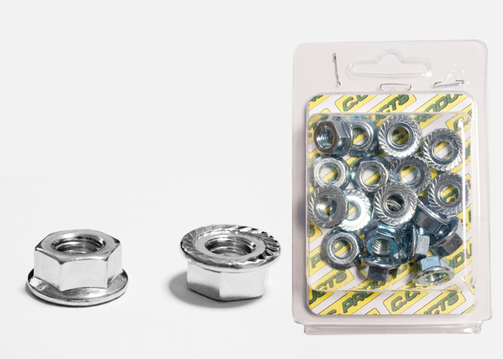 ФЛАНЕЦЕВІ ГАЙКИ CC M8 (20 ШТ.) (1083-7) (CC PRODUCTS)