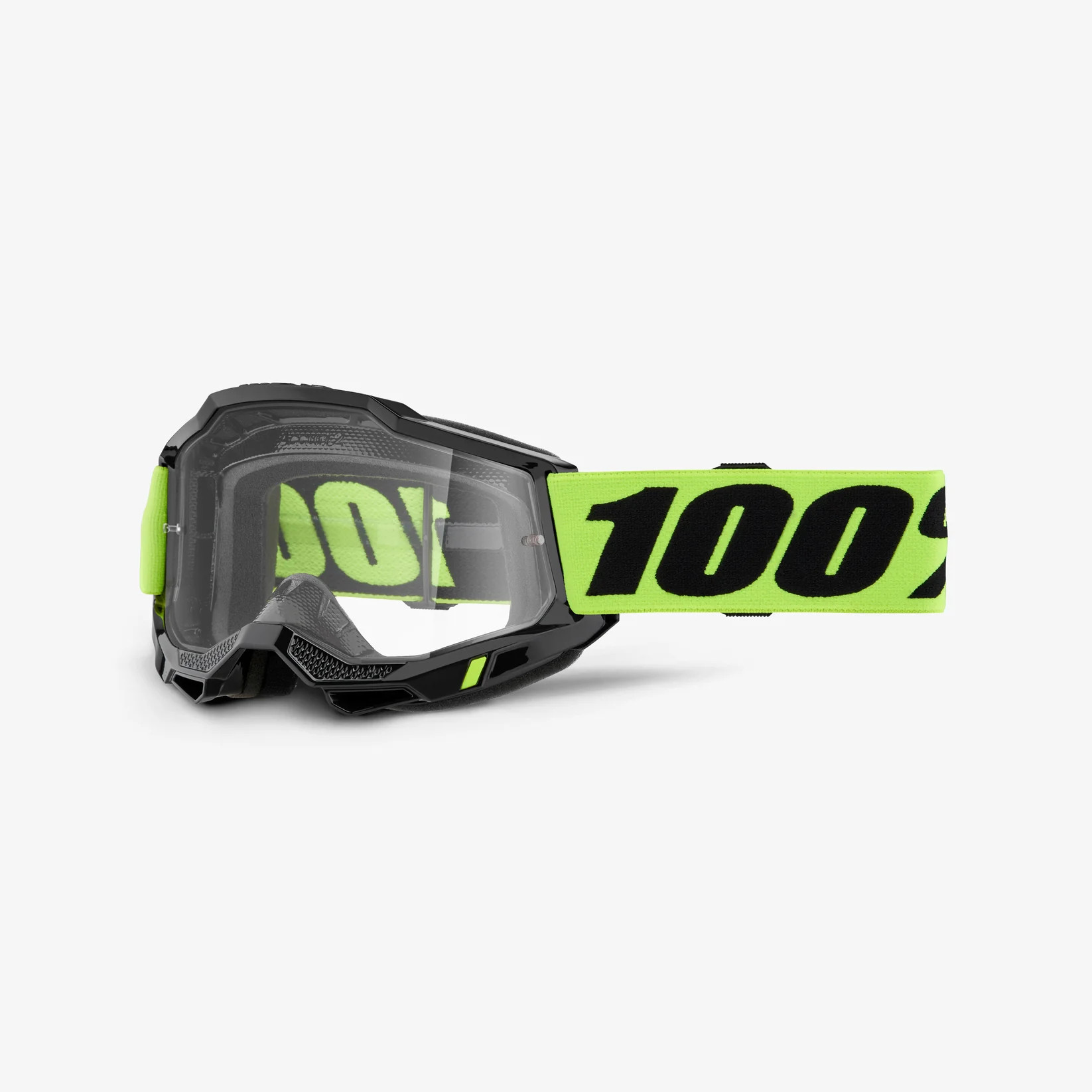 100 PROCENT ДИТЯЧІ ОКУЛЯРИ ACCURI 2 неон ЖОВТІ - ПРОЗОРІ ЛІНЗИ - колір чорний/жовтий флуоресцентний (neon) ПРОЗОРІ ЛІНЗИ