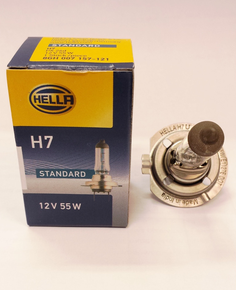 HELLA ЛАМПОЧКА 12V H7 55W СТАНДАРТНА