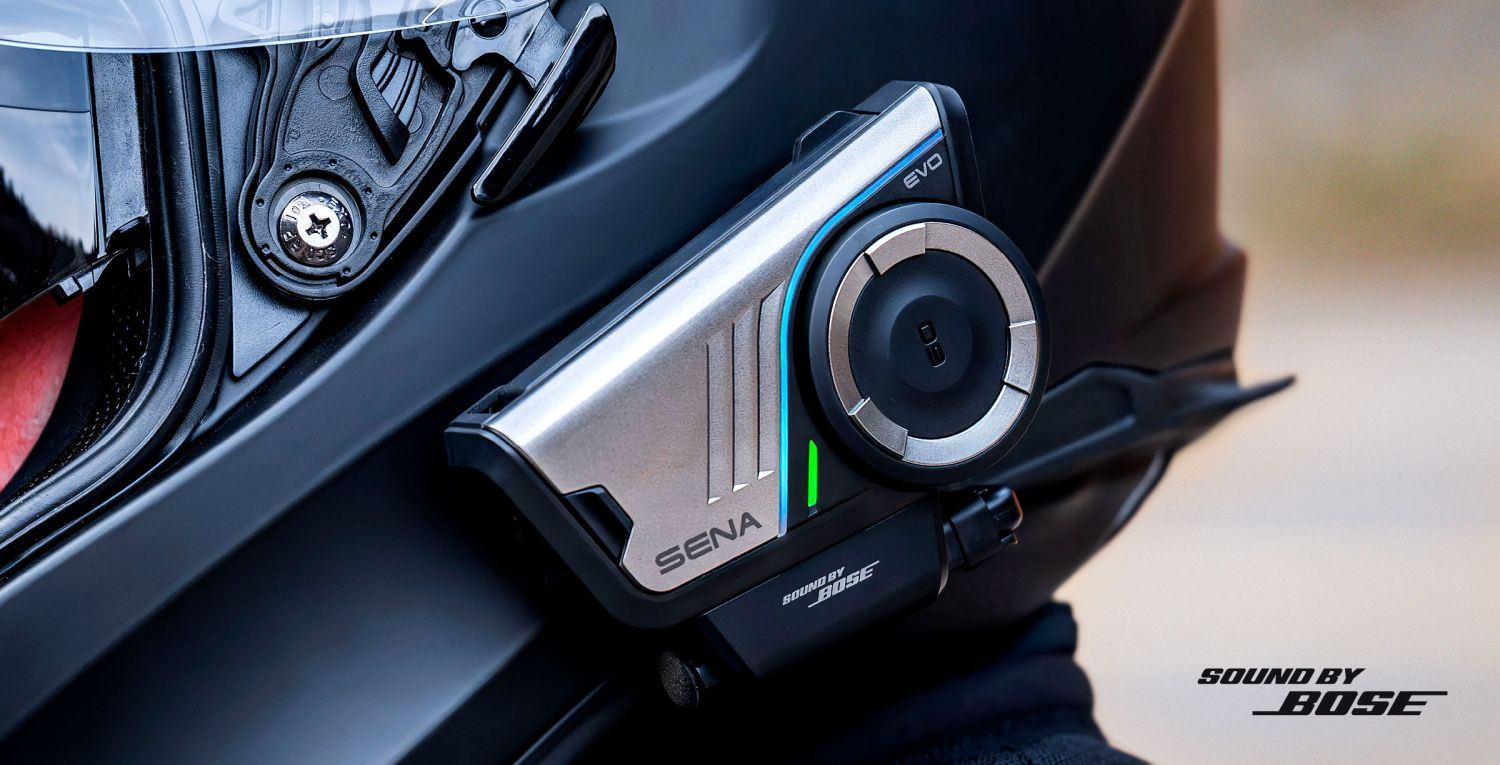 SENA 2026/07 INTERKOM MOTOCYKLOWY 60S EVO MESH 3.0 2.0 BLUETOOTH 5.3 WAVE DO 2000M Z SYSTEMEM AUDIO BOSE ( 2 ZESTAWY ) (EL)