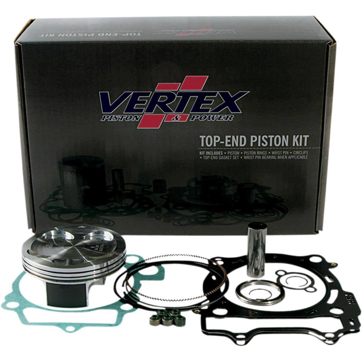 VERTEX РЕМОНТНИЙ КОМПЛЕКТ ВЕРХНЬОЇ ЧАСТИНИ ДВИГУНА KTM SX 250 '17-'22, EXC250/250 EXC TPI '17-'23 (66,36) (ПОРШЕНЬ 23630C, ВЕРХНІ ПРОКЛАДКИ, ПІДШИПНИК ГОЛОВКИ ШАТУНА)