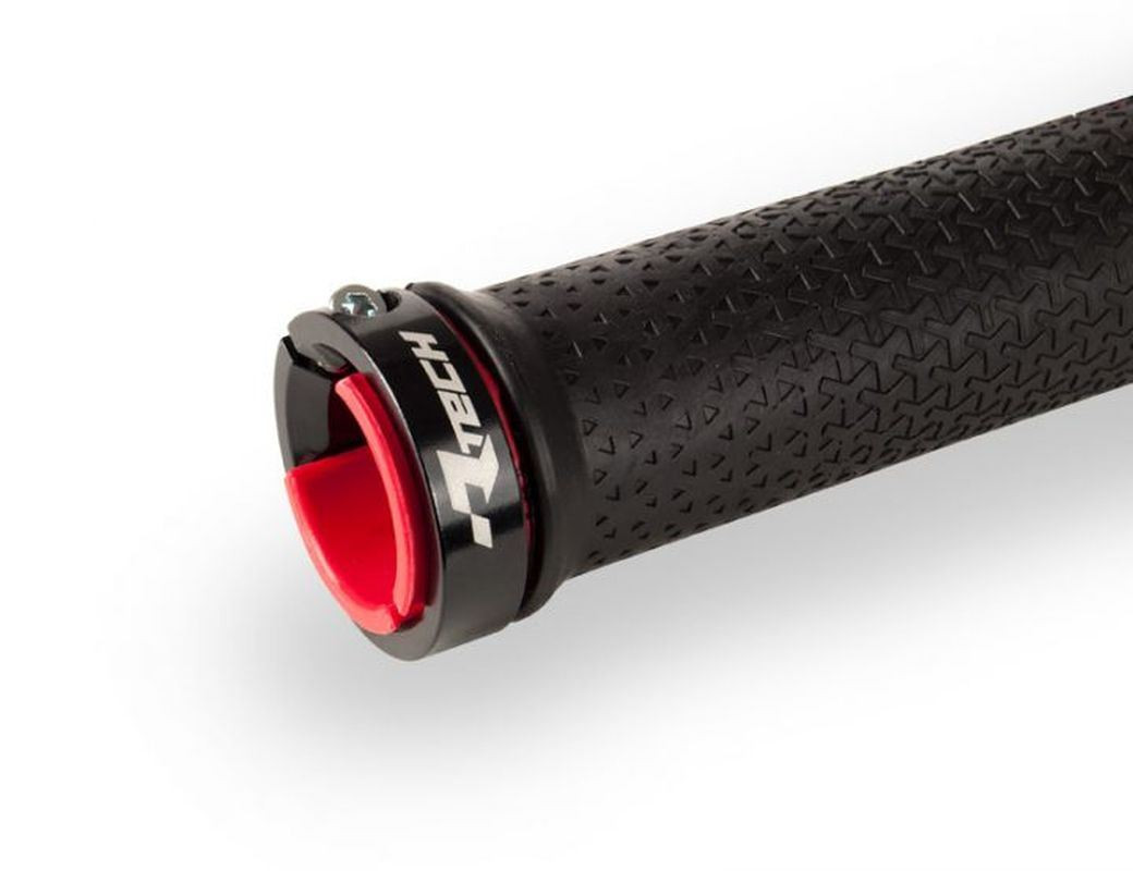 RACETECH (RTECH) ВЕЛОСИПЕДНІ РУКОЯТКИ R20 LOCK-ON колір чорний