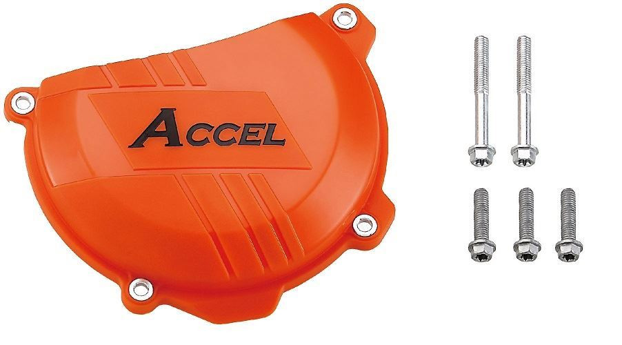ACCEL ЗАХИСТ ЗЧЕПЛЕННЯ (ПЛАСТИК) KTM SXF250 '13- , EXCF250 '14-, SXF350 '11-, EXCF350 '12-, колір помаранчевий