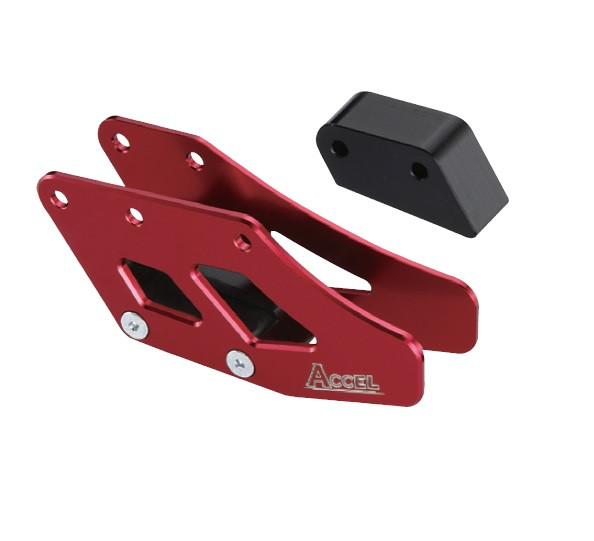 ACCEL КОМПЛЕКТ НАПРАВЛЯЮЧОЇ ЛАНЦЮГА HONDA CR '90-'04, CRF 250/450 '02-'04 колір червоний