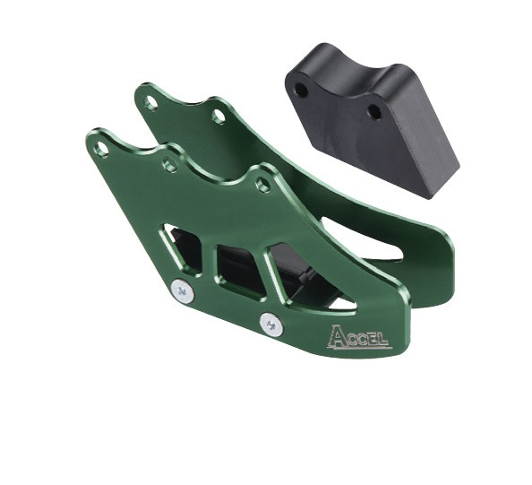 ACCEL КОМПЛЕКТ НАПРАВЛЯЮЧИХ ЛАНЦЮГА. KAWASAKI KXF 250/450 '06-'08 колір зелений