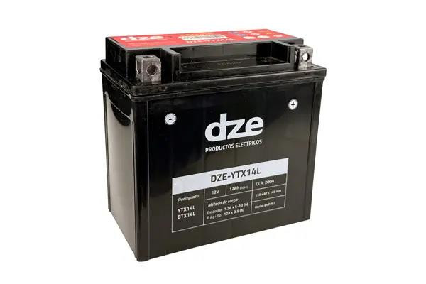 DZE AKUMULATOR ŻELOWY YTX14L 12V 12AH 200A 150X87X146 BEZOBSŁUGOWY - ZALANY (12)