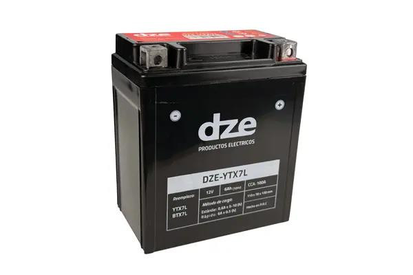 DZE AKUMULATOR ŻELOWY YTX7L 12V 6AH 100A 113X70X130 BEZOBSŁUGOWY - ZALANY (12)