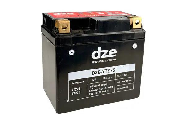DZE AKUMULATOR ŻELOWY YTZ7S 12V 6AH 130A 113X70X105 BEZOBSŁUGOWY - ZALANY (12)