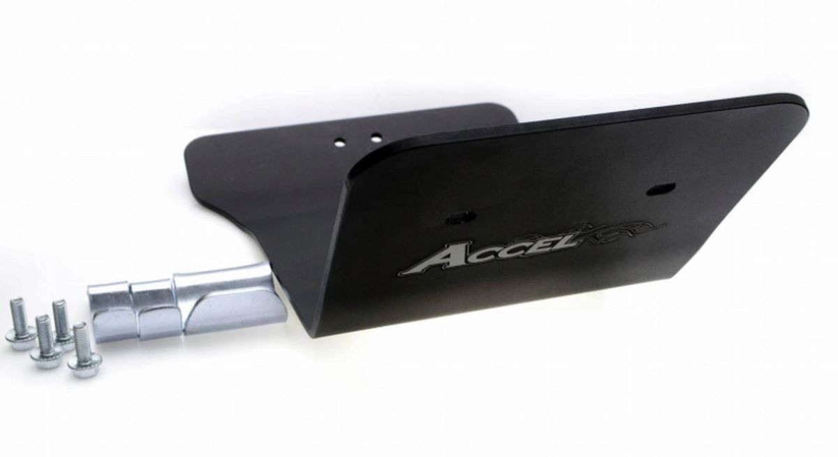 ACCEL АЛЮМІНІЄВИЙ ЗАХИСТ ДВИГУНА KTM 125/250/350/450 SXF, EXCF '11-'14, HUSQVARNA '14-'15 колір чорний - акція