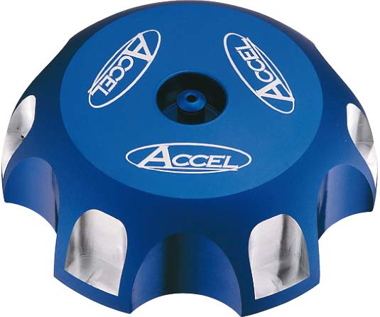 ACCEL кришка паливного бака HONDA/KAWASAKI/SUZUKI/YAMAHA колір синій