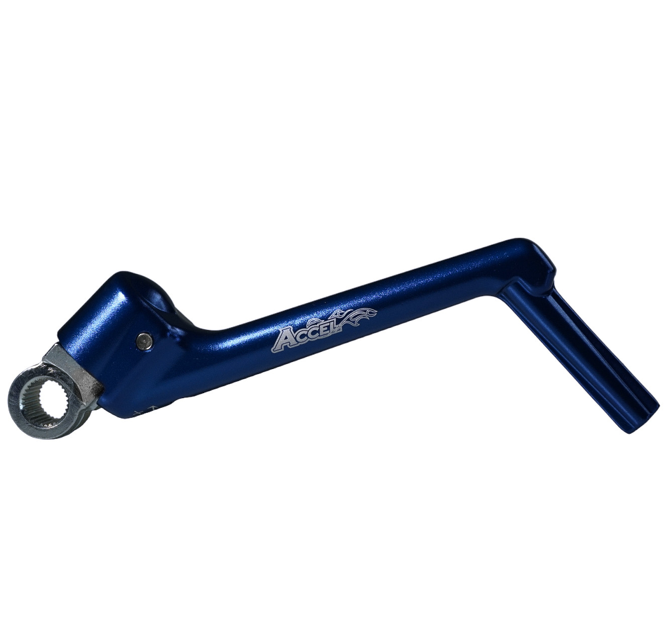 ACCEL АЛЮМІНІЄВИЙ ВАЖІЛЬ СТАРТЕРУ (KICK) YAMAHA YZ 125 '86-'25 (2T) колір синій