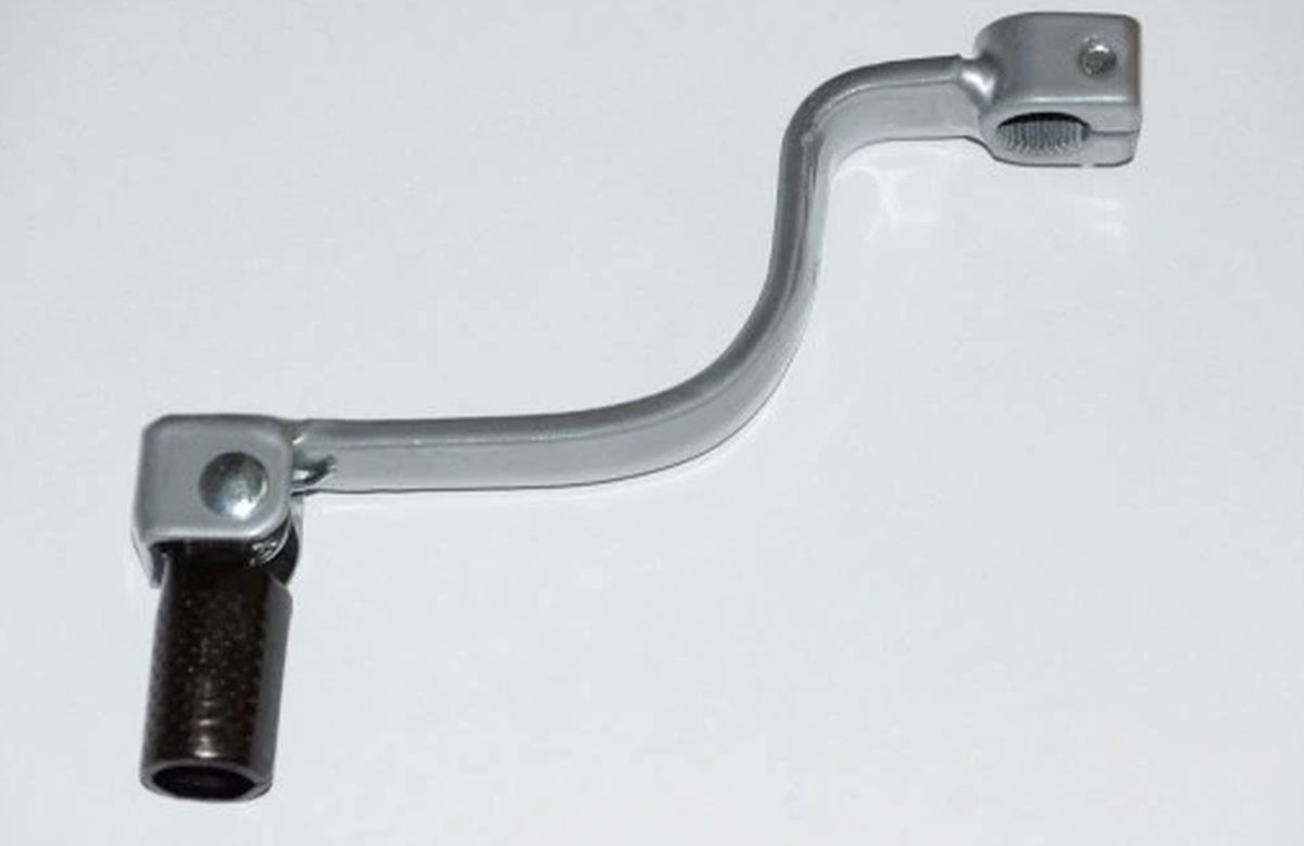 M.C. важіль КПП KAWASAKI KX125/250 '94-'06, KX500 '88-'04 (СТАЛЬ) колір сріблястий
