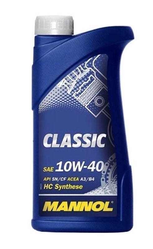MANNOL АВТОМОБІЛЬНА МОТОРНА ОЛИВА 10W40 CLASSIC SN/CH-4 1 ЛІТР (7501) (НАПІВСИНЕТИЧНА)