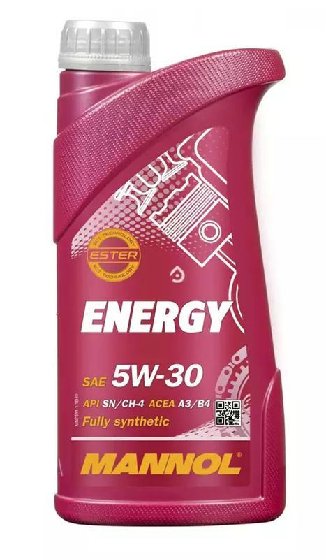 MANNOL АВТОМОБІЛЬНА МОТОРНА ОЛИВА 5W30 ENERGY 1 ЛІТР (7511) (СИНТЕТИЧНА)