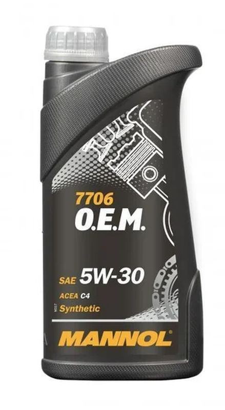 MANNOL АВТОМОБІЛЬНА МОТОРНА ОЛИВА 5W30 O.E.M. ДЛЯ RENAULT RN 0720 c4 1 ЛІТР (7706) (СИНТЕТИЧНА)
