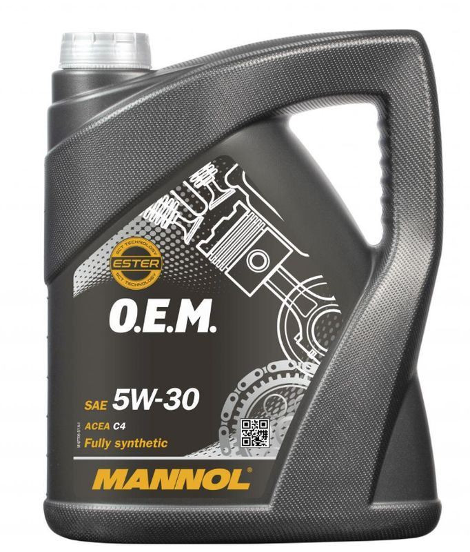 MANNOL АВТОМОБІЛЬНА МОТОРНА ОЛИВА 5W30 O.E.M. ДЛЯ RENAULT RN 0720 c4 4 ЛІТРИ (7706) (СИНТЕТИЧНА)