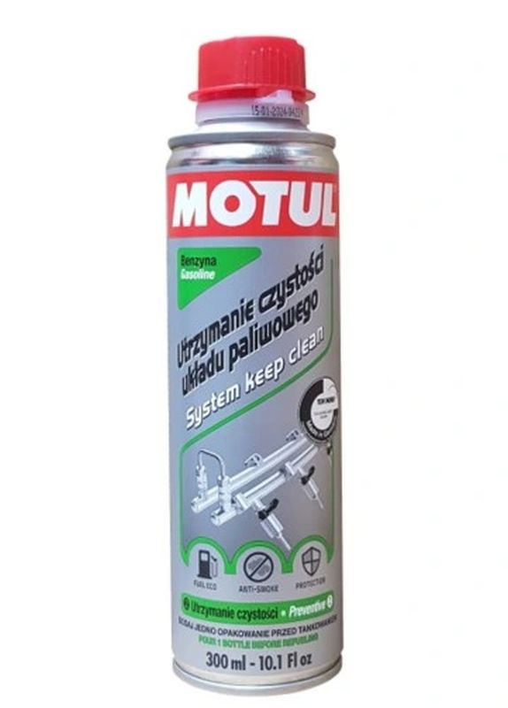 MOTUL ЗАСІБ ДЛЯ ПІДТРИМАННЯ ЧИСТОТИ СИСТЕМИ БЕНЗИН 0,3 Л ЗАСІБ ДЛЯ ОЧИЩЕННЯ ПАЛИВНОЇ СИСТЕМИ ДВИГУНА