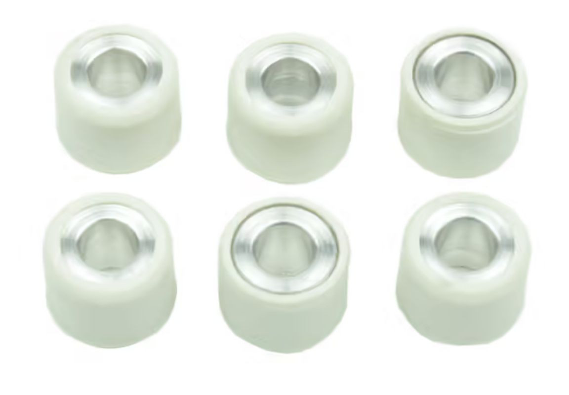 ATHENA ВАРІАНТ РОЛИКІВ 6 ШТ. 15X12MM 7.5 GR. APRILIA AMICO/GULLIVER/SCARABEO/SONIC/SR 50, PIAGGIO BROVO/CIAO/GRILLO 50, YAMAHA BWS/CS/CT/CW/JOG/YH/YN/YQ/YW 50