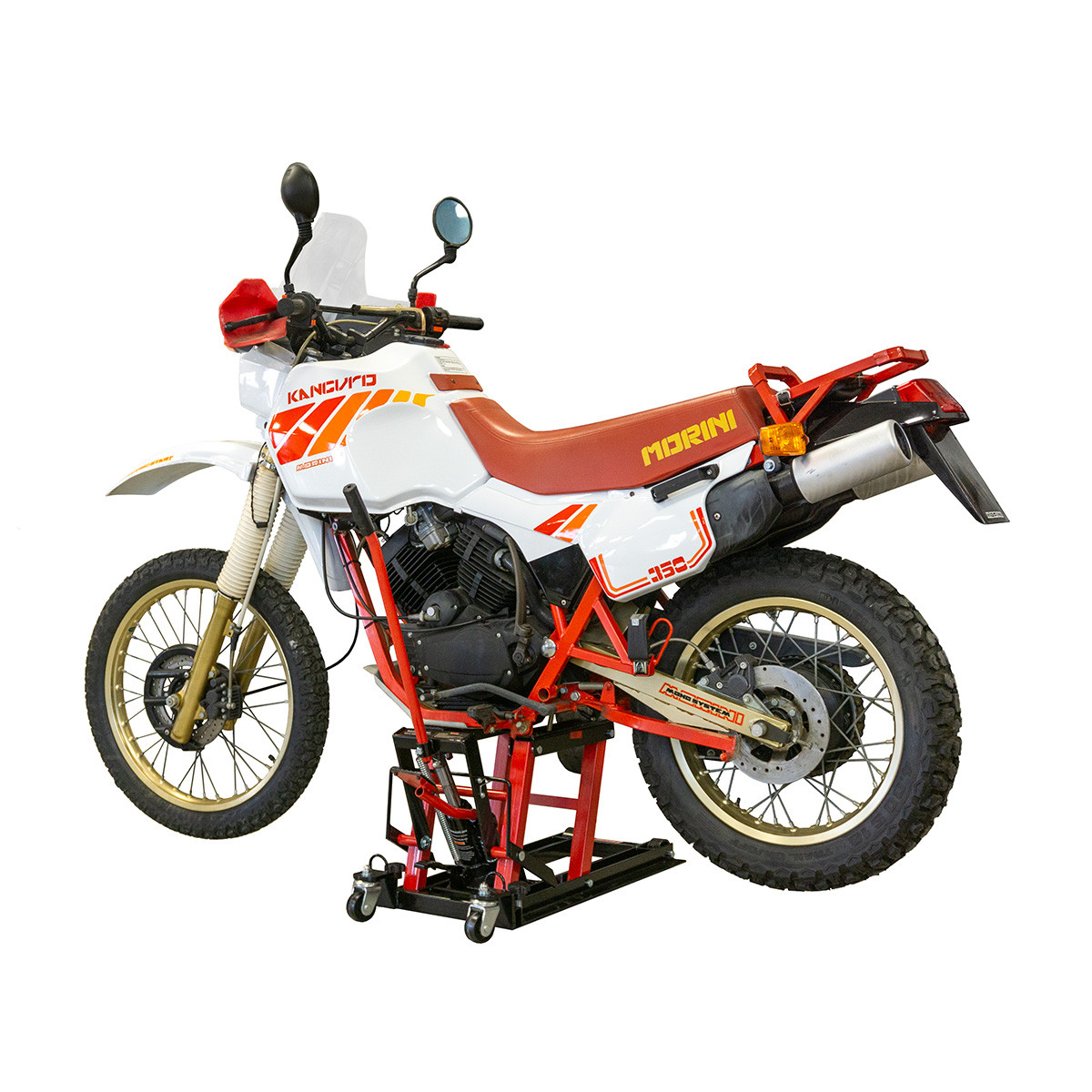 BIKETEC ДОМКРАТ ДЛЯ МАЙСТЕРНІ ДО 680 КГ ДЛЯ КВАДРОЦИКЛІВ/МОТОЦИКЛІВ З ПНЕВМАТИЧНИМ ОБСЛУГОВУВАННЯМ (2 КОМПЛЕКТИ РЕМЕНІВ)